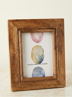 Natural Mango Wood 5x7 Picture Frame - Brand New